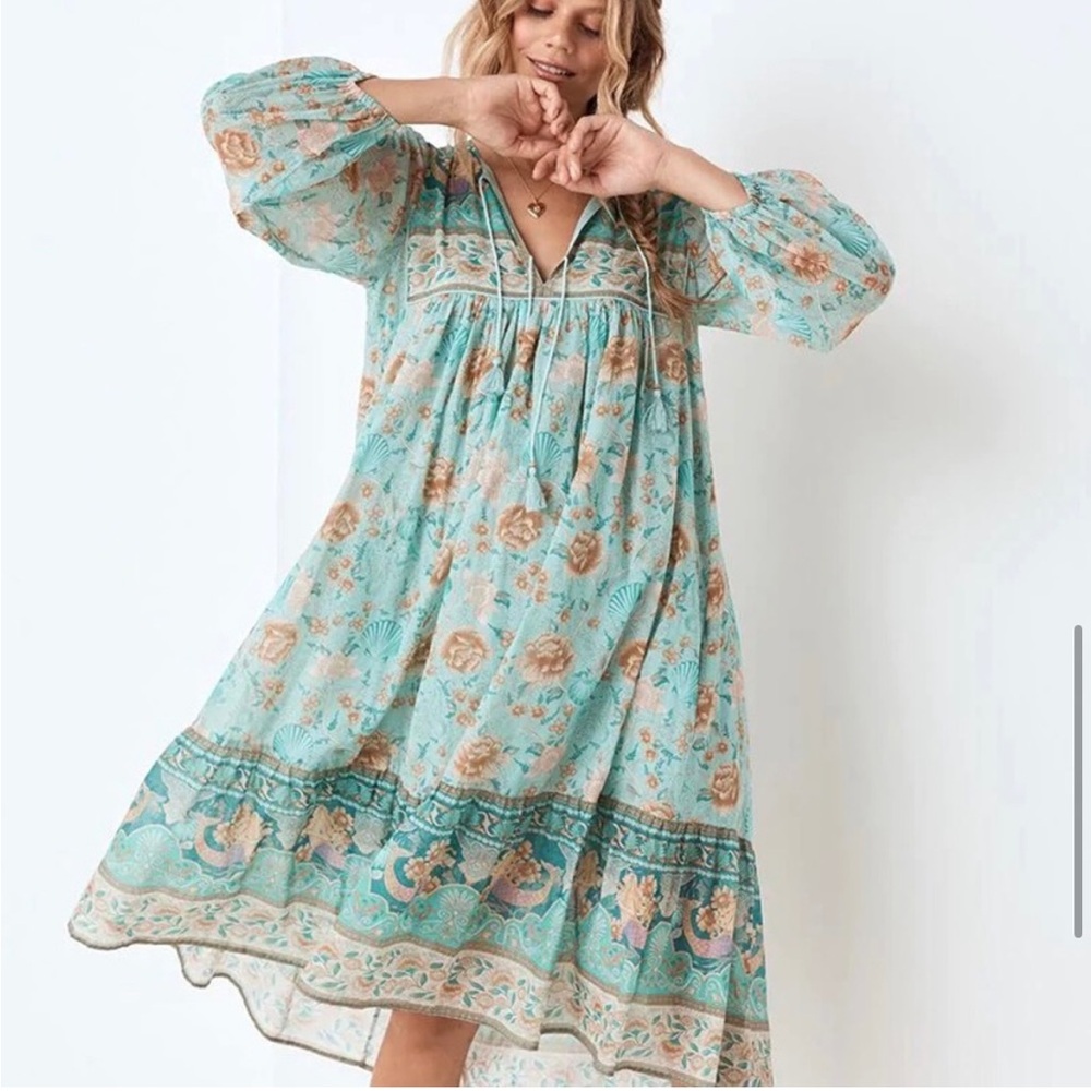 spell seashell boho dress & The Gypsy New With Tags XXS beach summer it flatters every silhouette sister of the groom Lace Asymmetrical Slip Dress Shade:Black